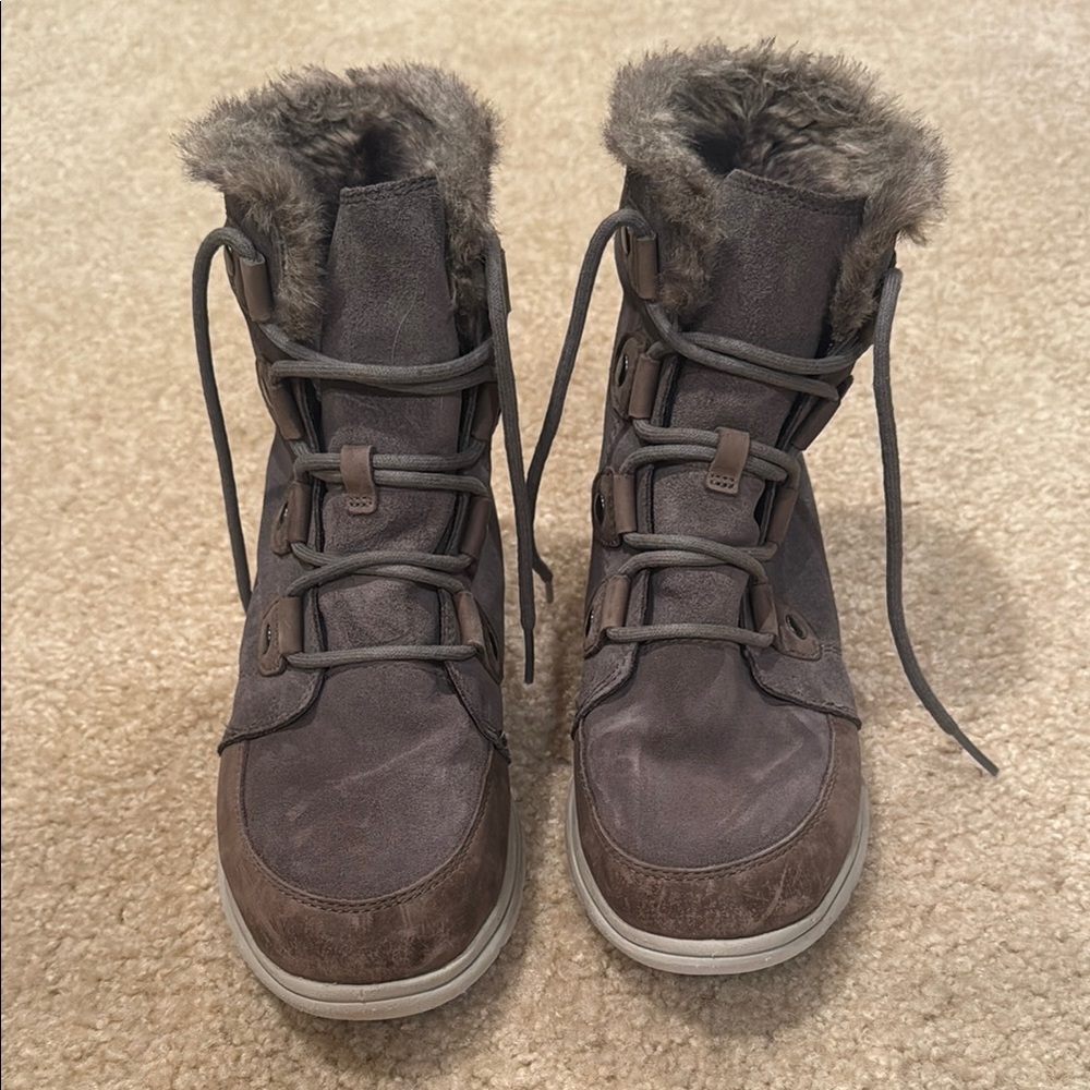 Sorel Women's Explorer Joan Winter Boots - Grey size 9